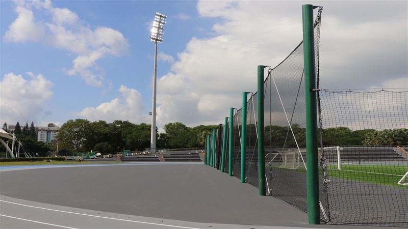 新莊田徑場全新改裝 三色跑道藏巧思