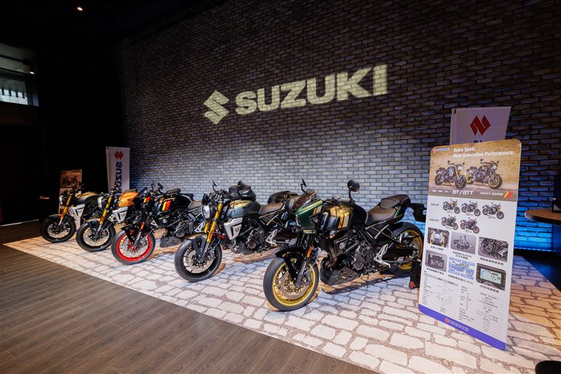 英姿非凡、各自表帥　SUZUKI新復古雙星 GSX-8T / 8TT 帥氣登場！（圖／業者提供）