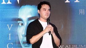 張峰議推出新專輯舉辦記者會。（圖／金室音樂提供）