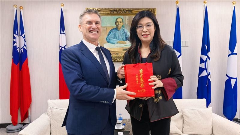 鄭麗文與紐西蘭代表會晤　強調兩岸和平