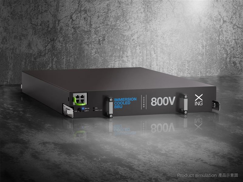 行競科技正式發表BBx800，業界首創浸沒式冷卻800V高壓直流BBU