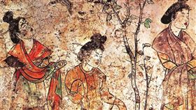 中國,古人,壁畫。（示意圖／PIXABAY）