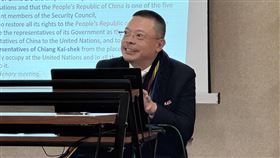 接待印度學生 駐印代表處介紹台灣駐印度代表處接待印度金德爾全球大學國際關係學院師生，駐印公使謝柏輝（如圖）與印度學生分享台灣的過去與現在，成功拉近台印關係。中央社記者李晉緯新德里攝113年9月26日