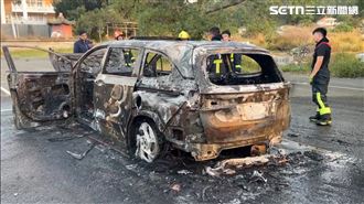 公墓清晨火燒車「他多處燒燙傷」曝起火因