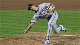 藍鳥3年3700萬美金簽下「潛水艇」投手羅傑斯（Tyler Rogers）。（圖／美聯社／達志影像）