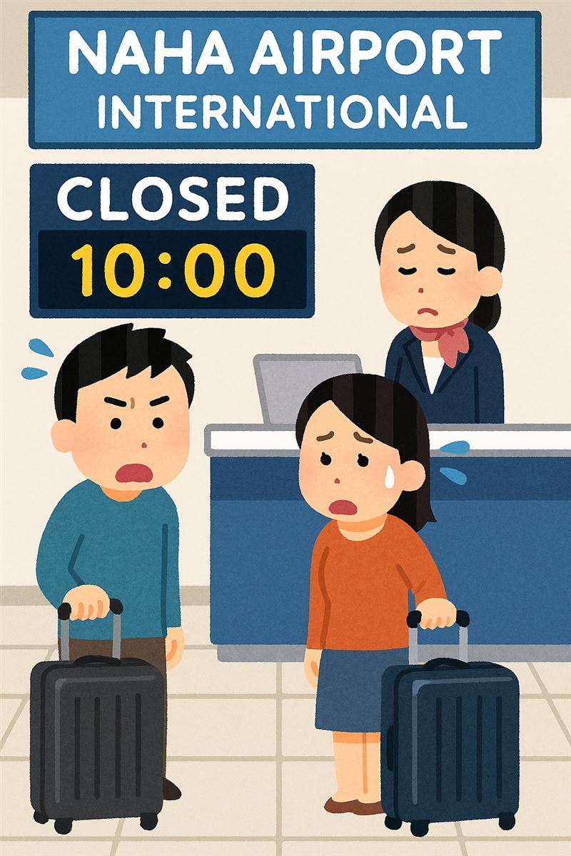 台北駐日經濟文化代表處那霸分處提醒台灣旅客遊日注意時間。(圖/翻攝自台北駐日經濟文化代表處那霸分處臉書)