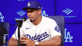 狄亞茲（Edwin Diaz）正式加盟道奇。（圖／美聯社／達志影像）