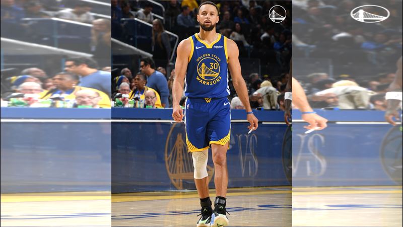 柯瑞(Stephen Curry)傷癒歸隊攻下39分。(圖/翻攝自勇士推特)