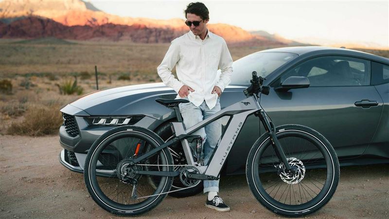 福特Mustang E-Bike電動自行車。(圖/翻攝Ford網站)