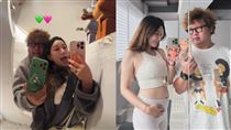 依依捧孕肚美照曝　自信：會是很酷的爸媽
