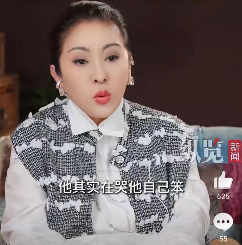 向太表示看見兒子哭不意外。(圖/翻攝自微博)