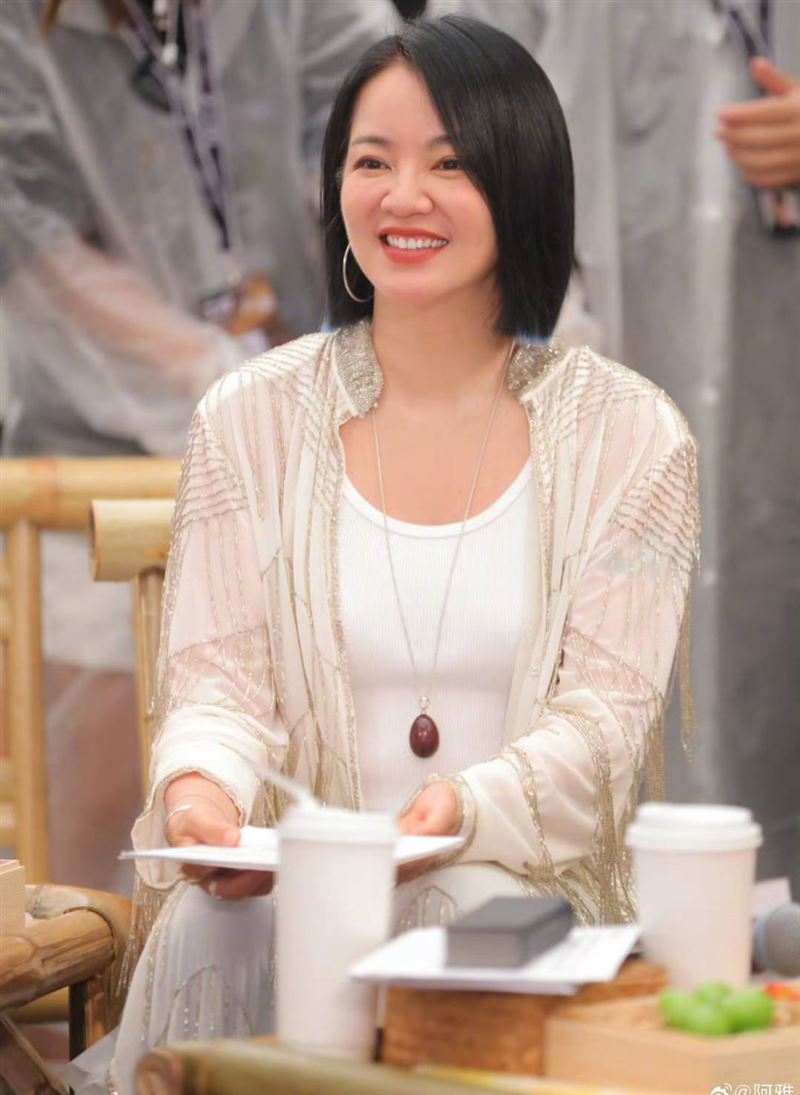 阿雅罕見談起婚姻。(圖/翻攝自微博)