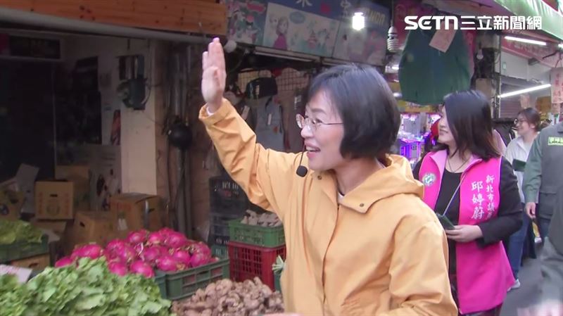 蘇巧慧一起拚!三重重新市場/中央市場掃街(圖/翻攝畫面)