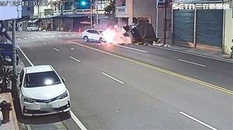 雲林2死車禍撞瞬曝！小貨車斷頭男女雙亡