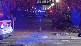 美國布朗大學13日驚傳槍案，一名黑衣槍手闖入學校，在工程學院槍擊至少11人，造成2名學生死亡。（圖／翻攝自X平台 @NancyMace）