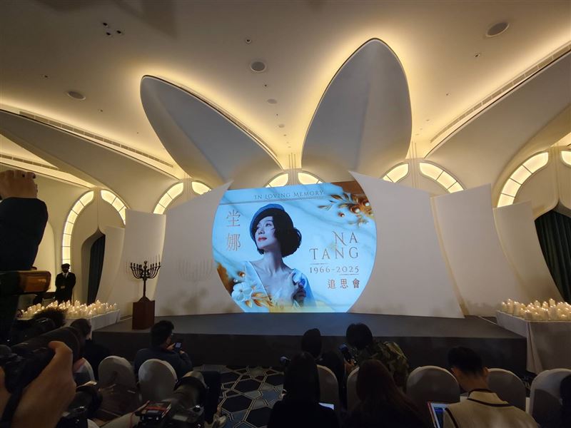 坣娜追思會現場曝光。(圖/記者鄭孟晃攝影)