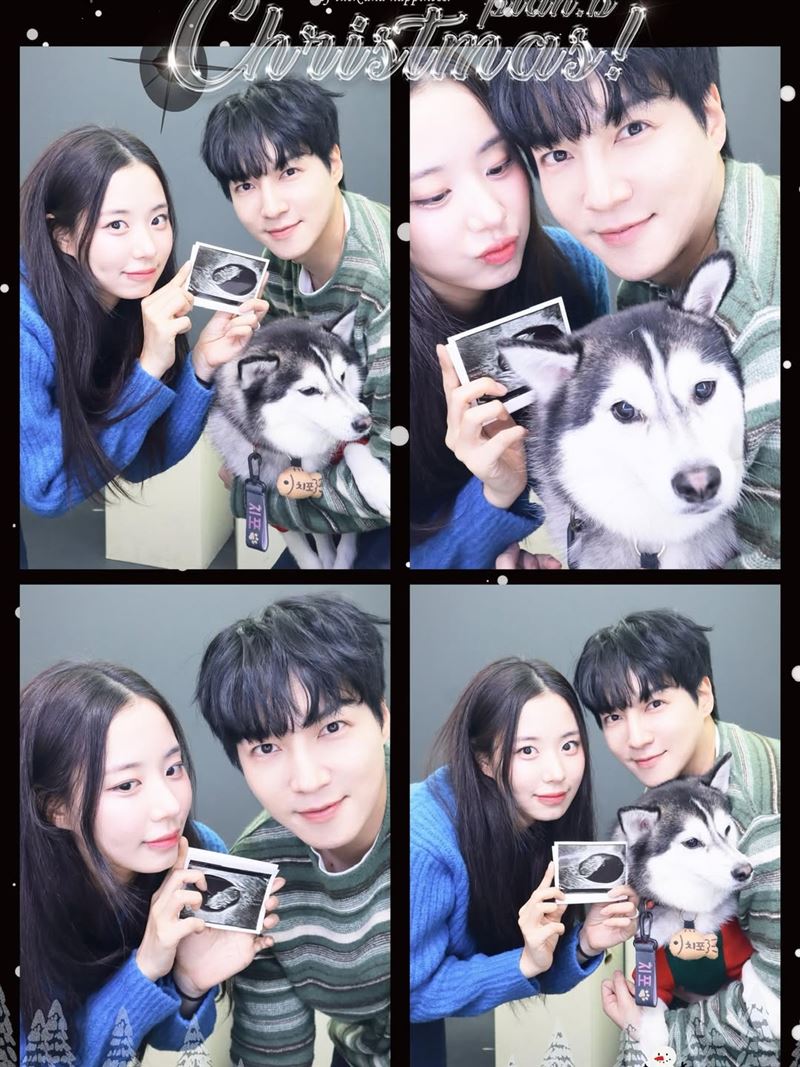 崔妍秀曬出超音波照片證實懷孕消息。(圖/翻攝自IG @ysdp0715)