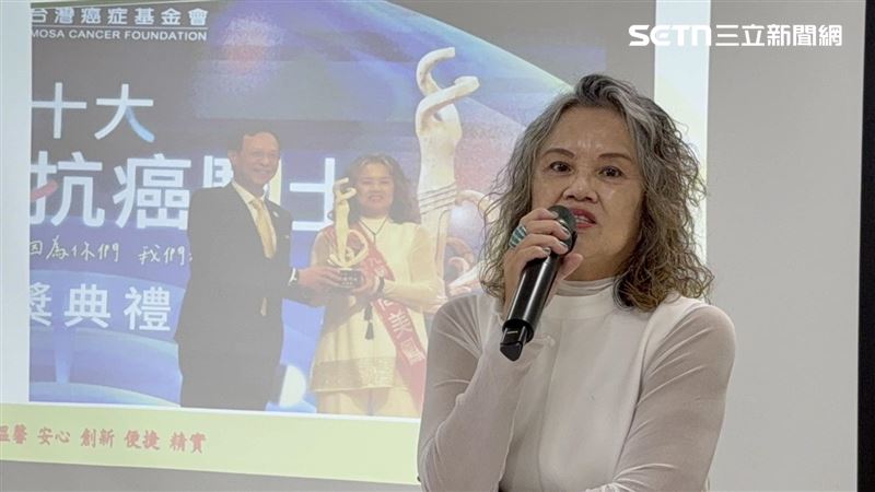 高美鳳46歲首次罹患乳癌,隨後又罹患子宮內膜癌、大腸癌,今年初再度確診腎盂癌。(圖/台中醫院提供)