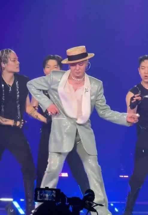 GD首爾安可場演唱會。(圖/翻攝自微博)