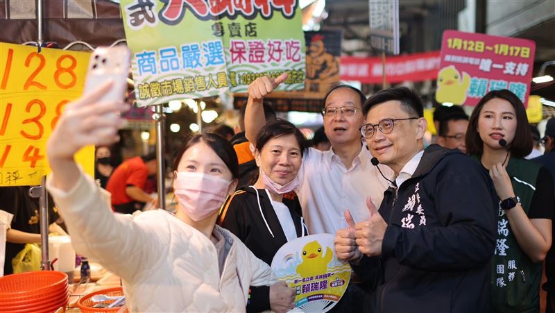 賴瑞隆訪肉豆市場  王瑞德第20次南下力挺
