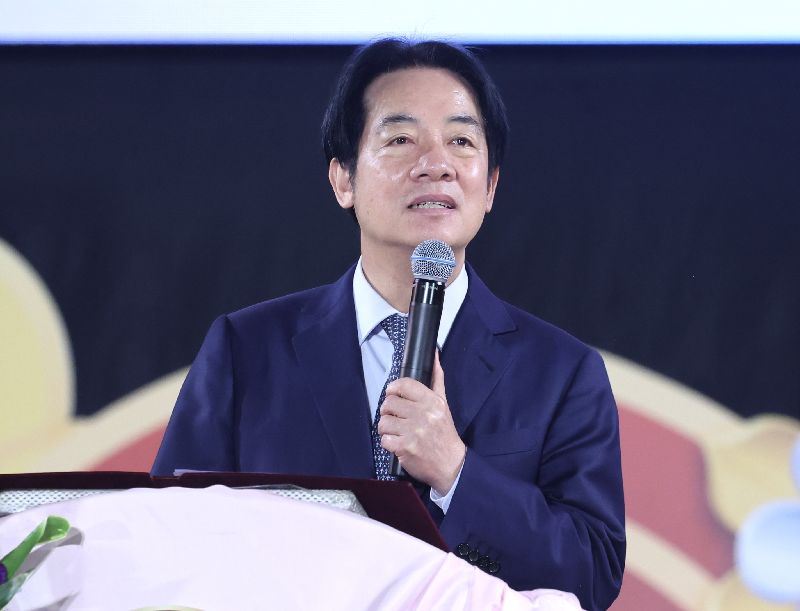 賴清德總統表示，財劃法兩次修法後削弱中央政府財政，導致失去災害應變能力。（圖／中央社）