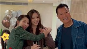 女兒驚喜現身，林書煒發文表示這是她收到最棒的生日禮物。（圖／翻攝自林書煒臉書）