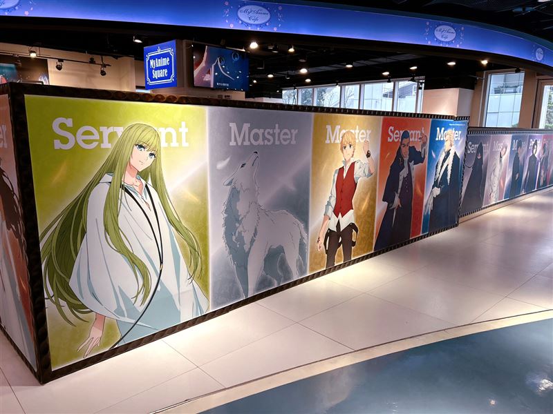 《Fate/strange Fake》主題cafe店外裝潢。(圖/主辦單位提供)