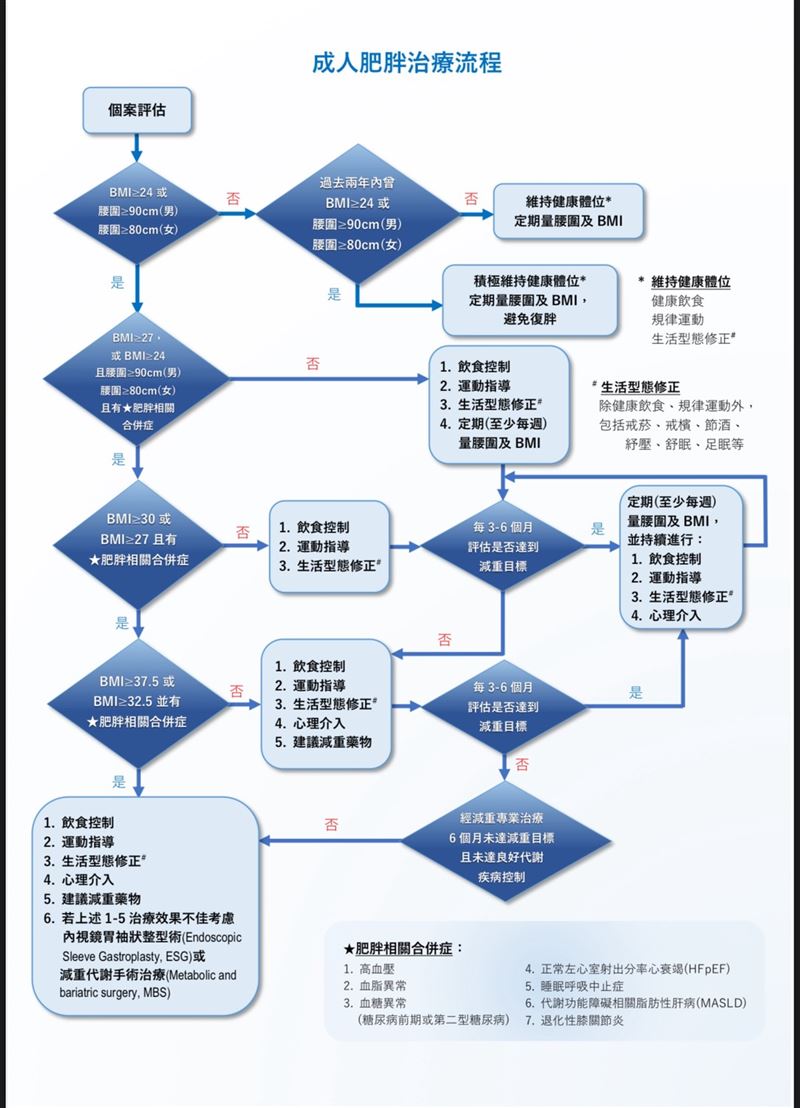 台灣肥胖醫學會發表《2025年台灣成人肥胖臨床實務指引》。(圖/台灣肥胖醫學會提供)