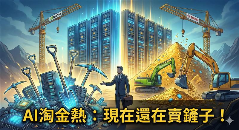 富達經理人張宇翔展望2026,喊出「擁抱風險」將股票部位拉高至九成!他直言AI仍在賣鏟子階段,泡沫言之過早。看好黃金年賺8%、銅價噴發;示警下半年川普跛腳風險,核能稀土則不建議重押,投資人需步步為營。(AI製圖,模擬情境)