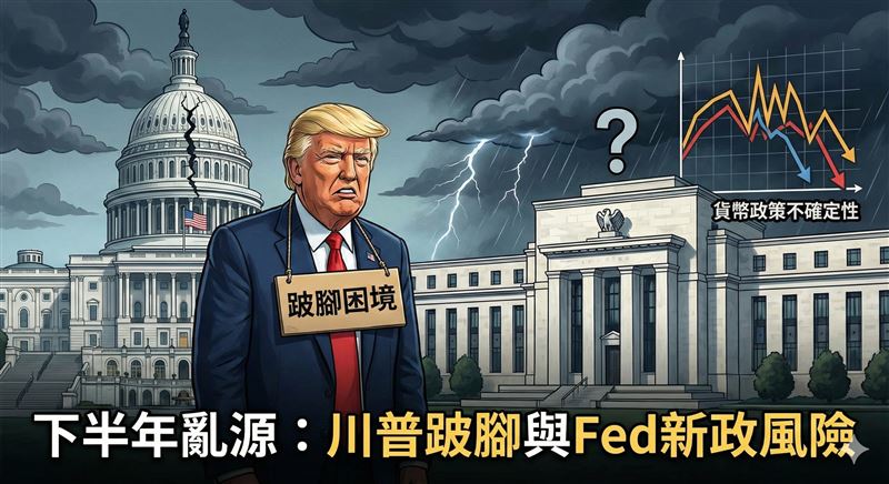 富達經理人張宇翔展望2026,喊出「擁抱風險」將股票部位拉高至九成!他直言AI仍在賣鏟子階段,泡沫言之過早。看好黃金年賺8%、銅價噴發;示警下半年川普跛腳風險,核能稀土則不建議重押,投資人需步步為營。(AI製圖,模擬情境)