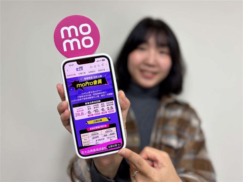 momo推出全新「moPro輕盈型」月訂閱方案。(圖/品牌業者提供)
