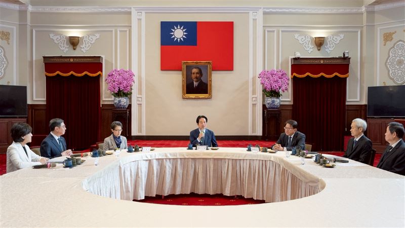 賴清德總統今(15)日邀請院際國政茶敘。(圖/總統府提供)