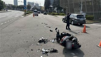 新／台中西屯汽機車對撞　騎士重創搶救亡