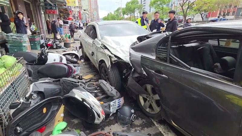 楊姓男子疑毒駕肇事。(圖/翻攝畫面)