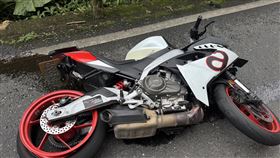 重機犁田車禍現場。（圖／翻攝畫面）