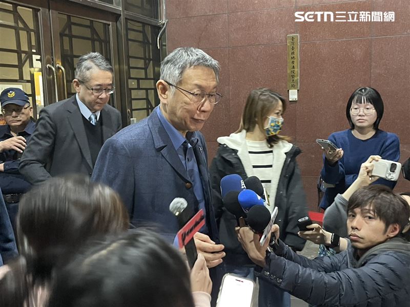 柯文哲出庭自己答辯了40分鐘，表示如果他執政，絕對不會把手伸進司法。（資料照／記者楊佩琪攝）