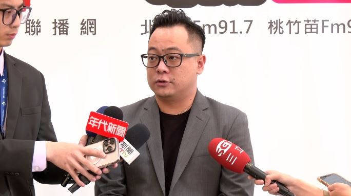 現任基隆市議長童子瑋接受媒體聯訪(圖/翻攝畫面)