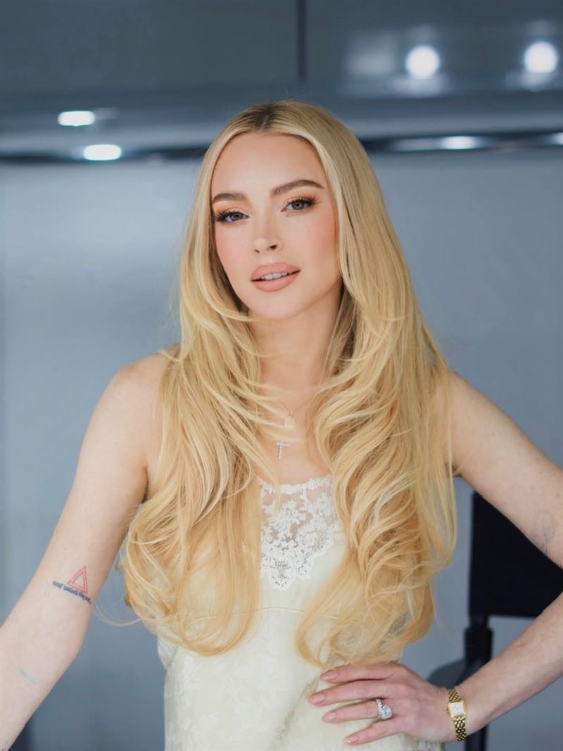 琳賽蘿涵坦言不只是美容,同時恢復規律生活與運動保養。(圖/翻攝自IG @lindsaylohan)