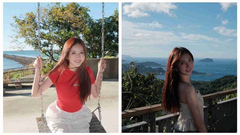 Dora暴瘦盪鞦韆。(圖/翻攝自IG @dodo.ra_h)