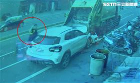 成大醫院,台南,賓士車,垃圾車,酒駕,男友,清潔員,酒測值,女友
