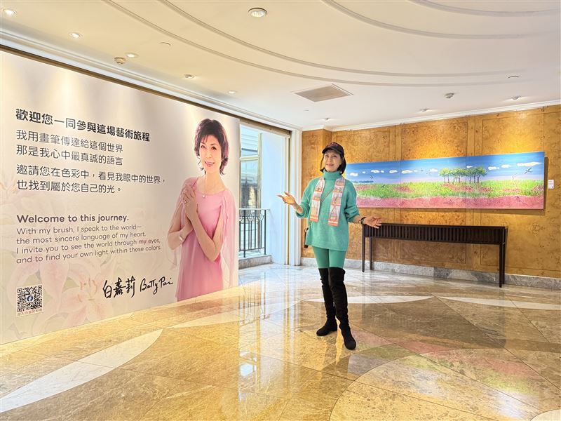 白嘉莉近年醉心藝術創作。（圖／本人提供）