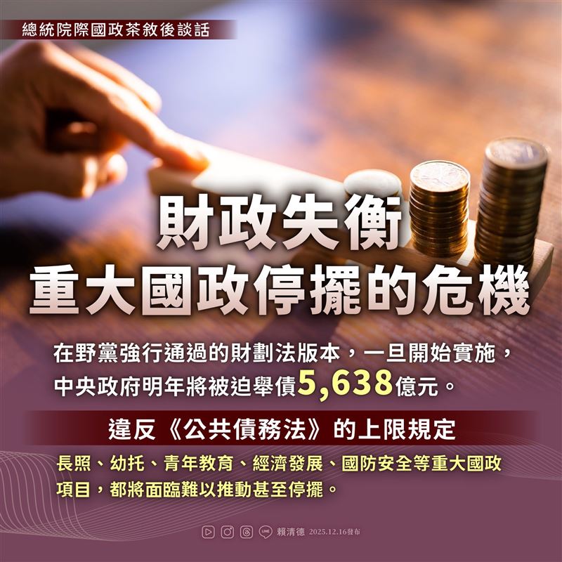 賴清德強調,他支持卓榮泰院長的決定。(圖/翻攝自賴清德臉書)