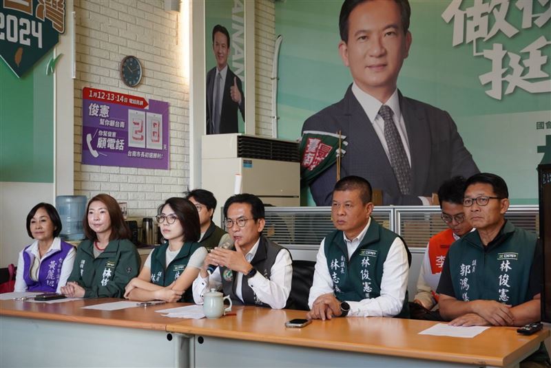 林俊憲公布曾任台南縣長的前總統府秘書長陳唐山推薦影片。(圖/林俊憲服務處提供)