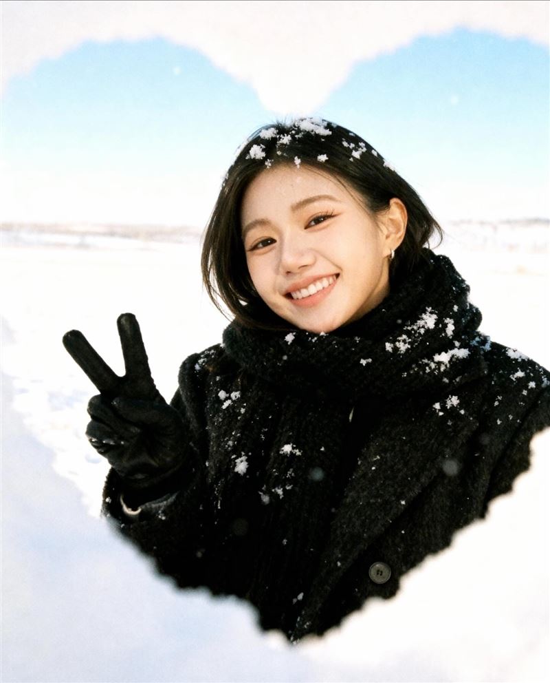 張家寧曬雪景美照。(圖/翻攝自張家寧Threads)