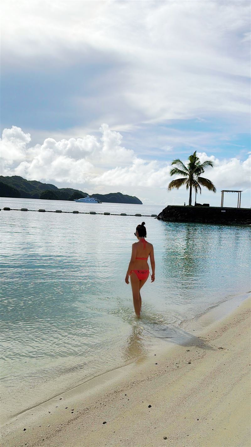 潘慧如走訪帛琉。(圖/經紀人提供)