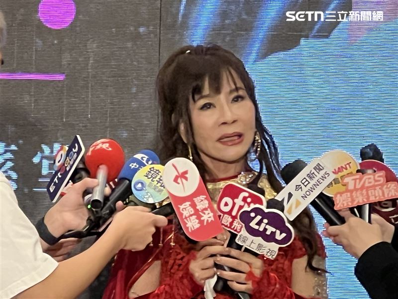 龍千玉記者會淚崩。(圖/記者鄭尹翔攝影)