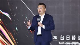 2026台日棒球國際交流賽記者會，中職會長蔡其昌致詞。（圖／記者劉彥池攝影）