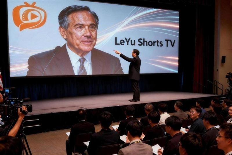 樂娛影視發佈會。(圖/樂娛影視LeYuShortsTV提供)