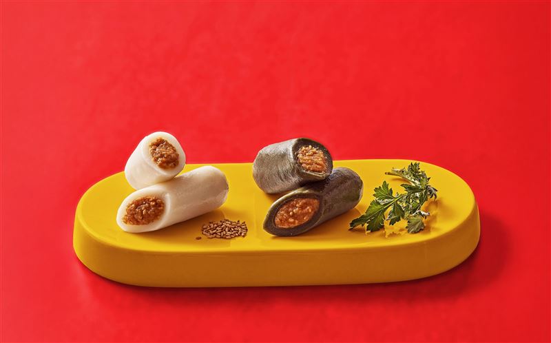 EXO成員燦烈推薦的母父堂芝麻蜜年糕。 (圖/新光三越提供)