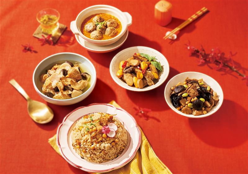 榮獲米其林綠星殊榮肯定的陽明春天-星級年菜禮盒。(圖/新光三越提供)